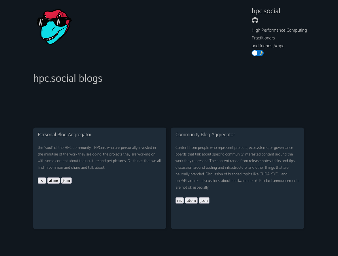Community Aggregated Blogs